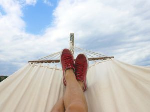 Relaxing in a Hammock