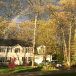 Rainbow over our house